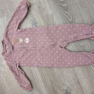 Pink Polka Dot Kids One Piece